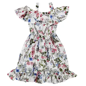 پیراهن دخترانه مدل باغ گل کد KAABO2