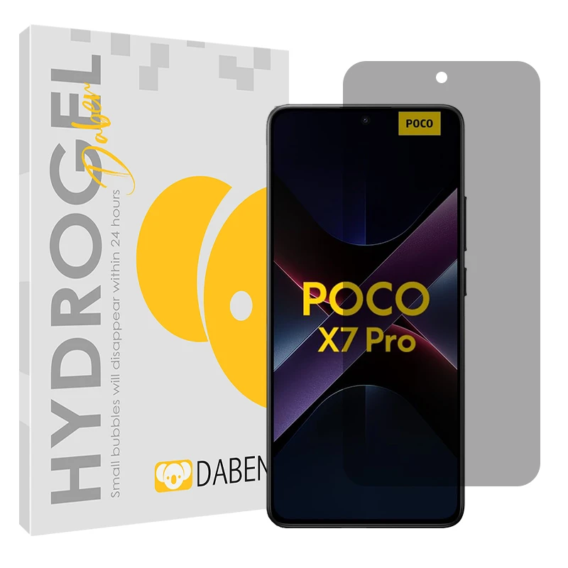 محافظ صفحه نمایش حریم شخصی دبن مدل هیدروژلی مناسب برای گوشی موبایل شیائومی Poco X7 Pro