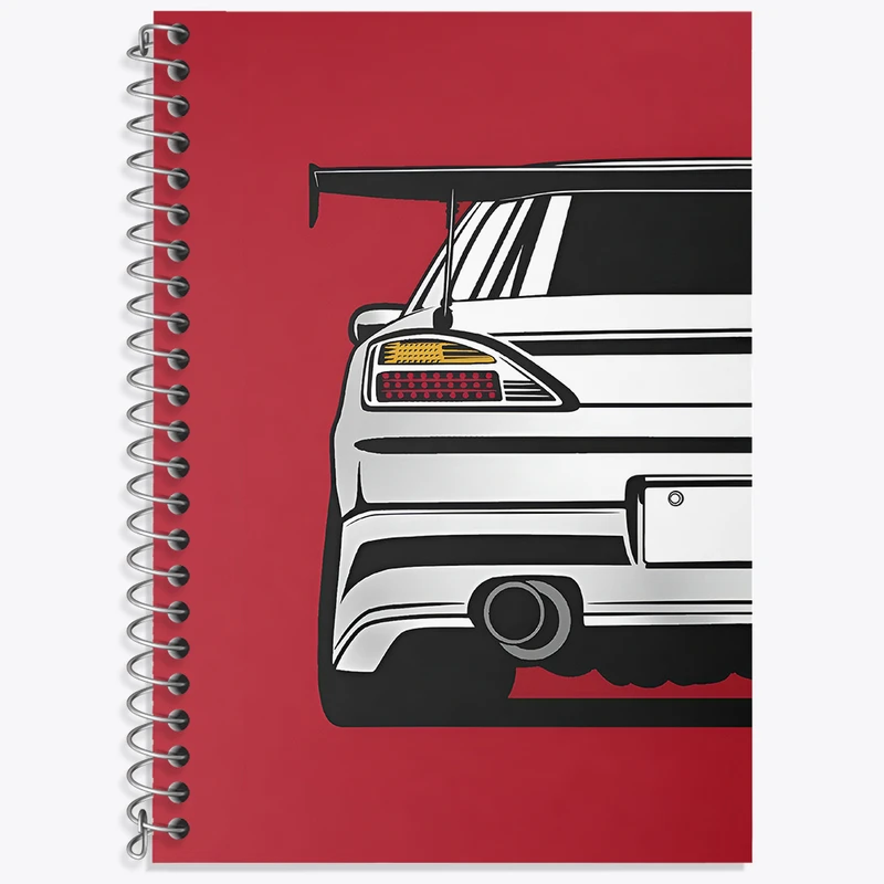 دفتر نت موسیقی 50 برگ خندالو طرح ماشین اسپرت کد N2085