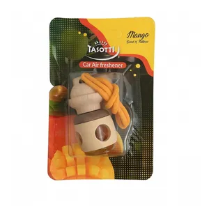 خوشبو کننده خودرو تاسوتی مدل فانوس با رایحه انبه حجم ۷ میلی لیتر 