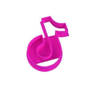 قالب شیرینی مدل TIK TOK LOGO