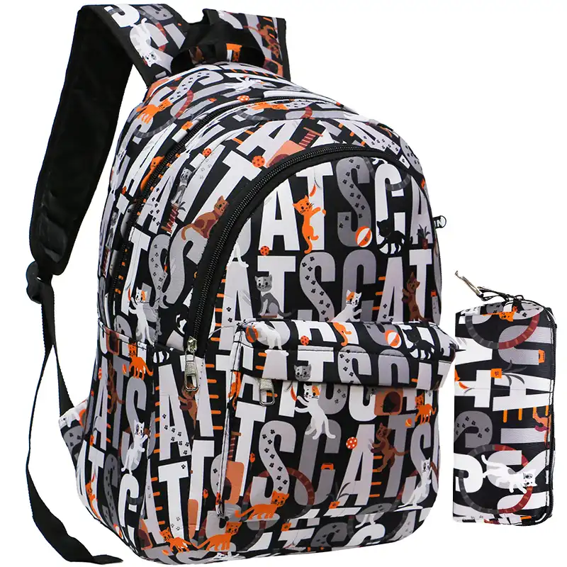 کوله پشتی مدل QW-65421 به  همراه جامدادی