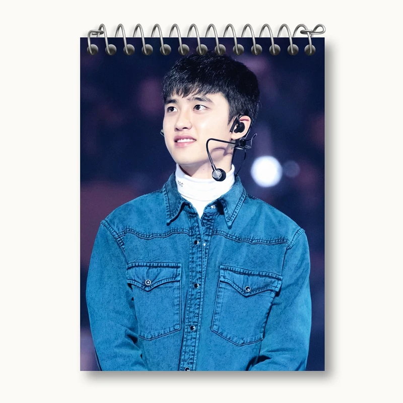 دفتر یادداشت 50 برگ خندالو مدل دی او گروه اکسو EXO کد 13362