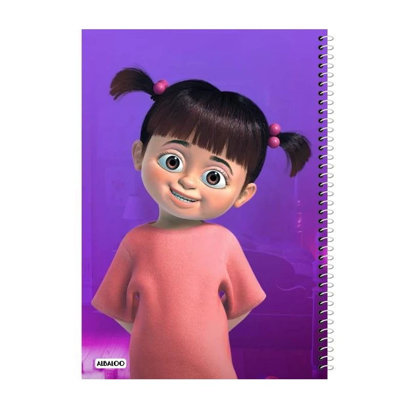 دفتر نقاشی 50 برگ آلبالو طرح انیمیشن کارخانه هیولا کد 2196