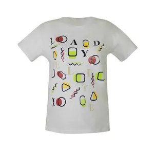 تی شرت آستین کوتاه زنانه مدل حروف کد 011