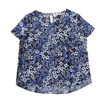 بلوز زنانه جینا مدل گلدار کد 3360