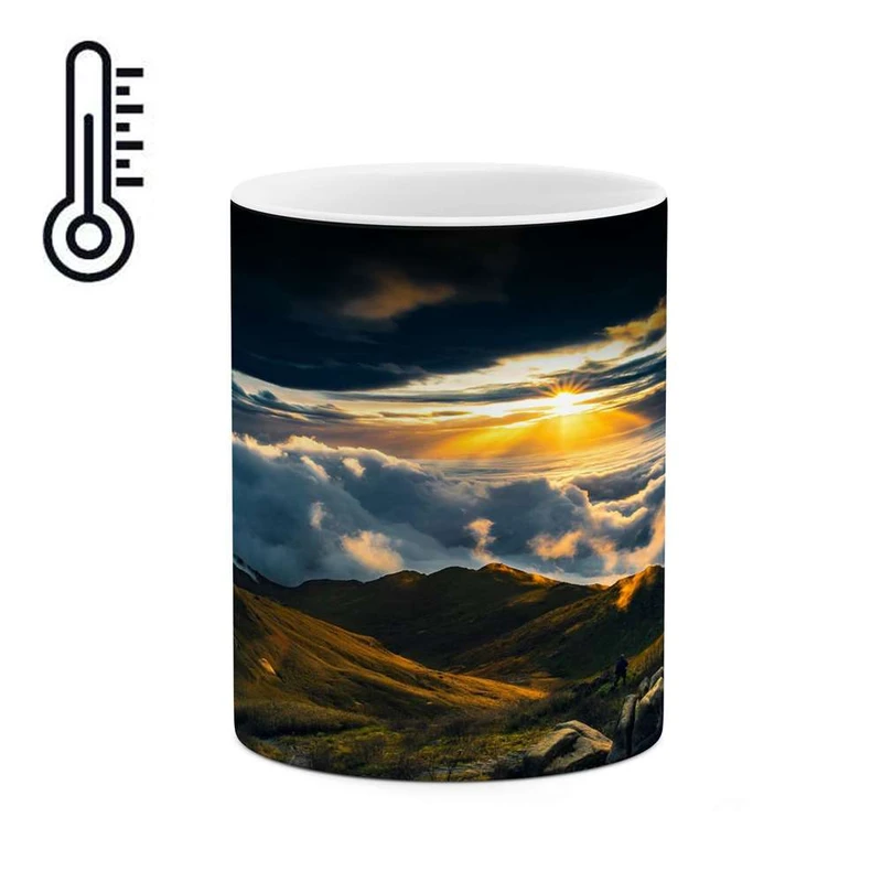 ماگ حرارتی کاکتی مدل منظره کد mgh16811