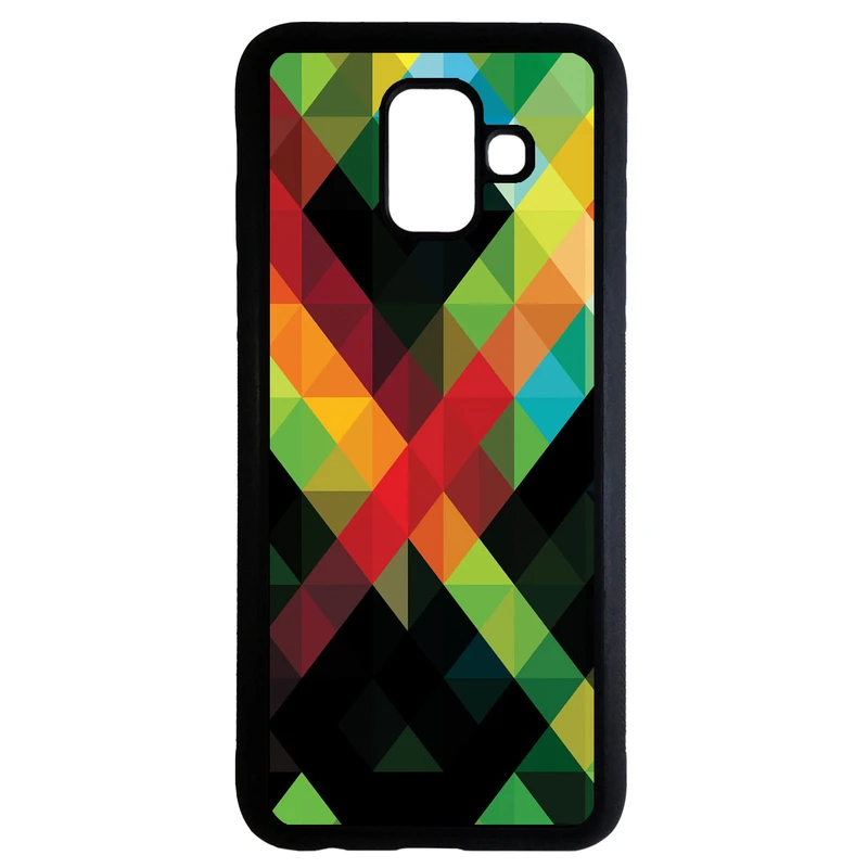 کاور طرح رنگارنگ کد 1105408705 مناسب برای گوشی موبایل سامسونگ galaxy a6 plus