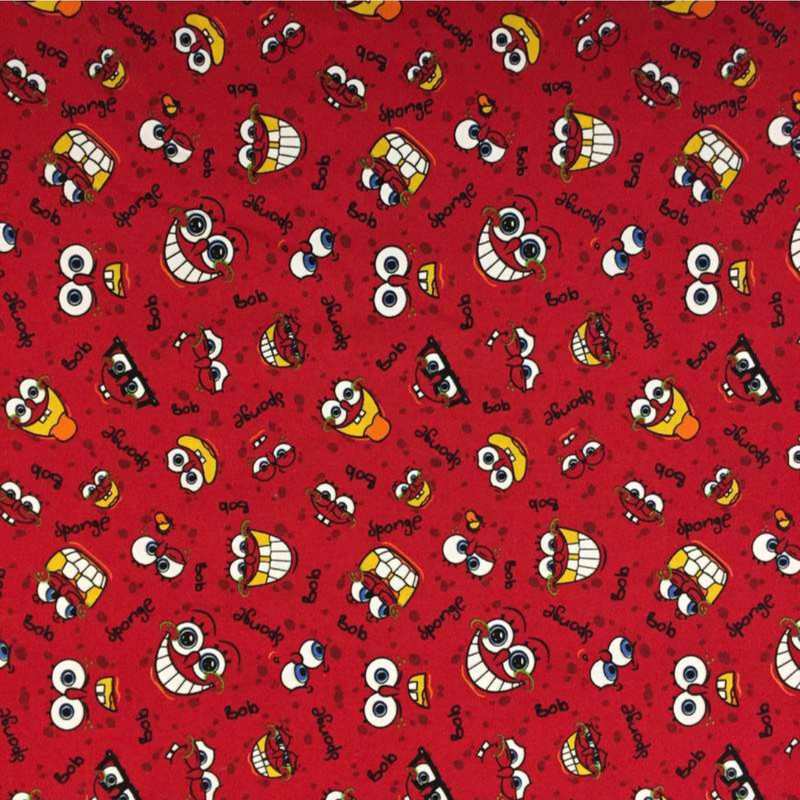 پارچه ملحفه طرح باب اسفنجی کد AS169
