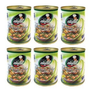 کنسرو خورشت قورمه سبزی با سویا شیفته - 370 گرم بسته 6 عددی