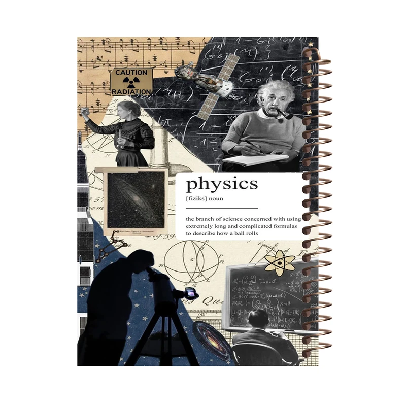 دفتر مشق 100 برگ طرح فیزیک کد H466