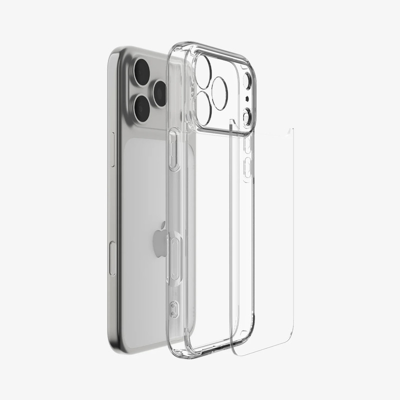 کاور اسپیگن مدل ultra hiybrid مناسب برای گوشی موبایل اپل iphone 17 promax