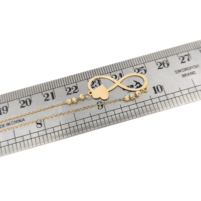 گردنبند طلا 18 عیار دخترانه طلا و جواهر سازی افرا مدل عشق بی نهایت 197 گردنبند طلا 18 عیار دخترانه طلا و جواهر سازی افرا مدل عشق بی نهایت 197