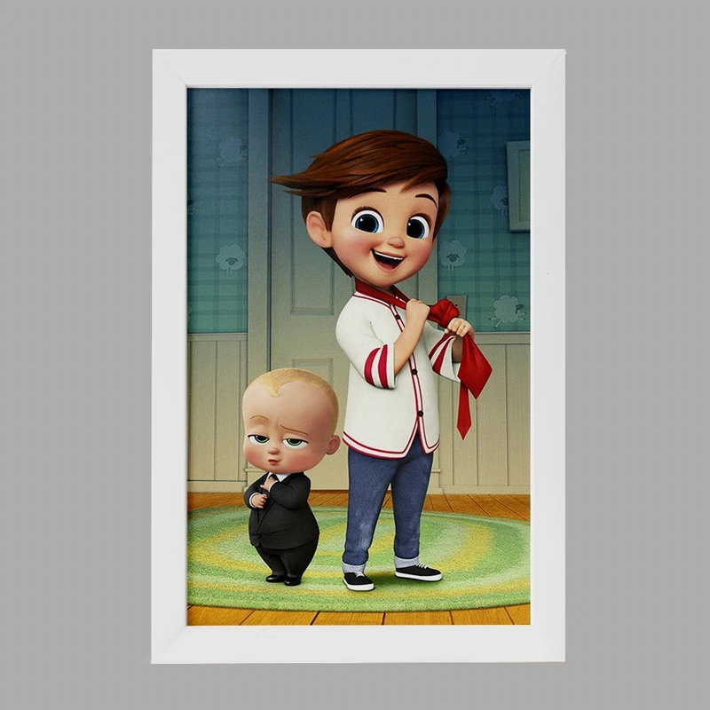 تابلو خندالو مدل بچه رئیس کد F2225