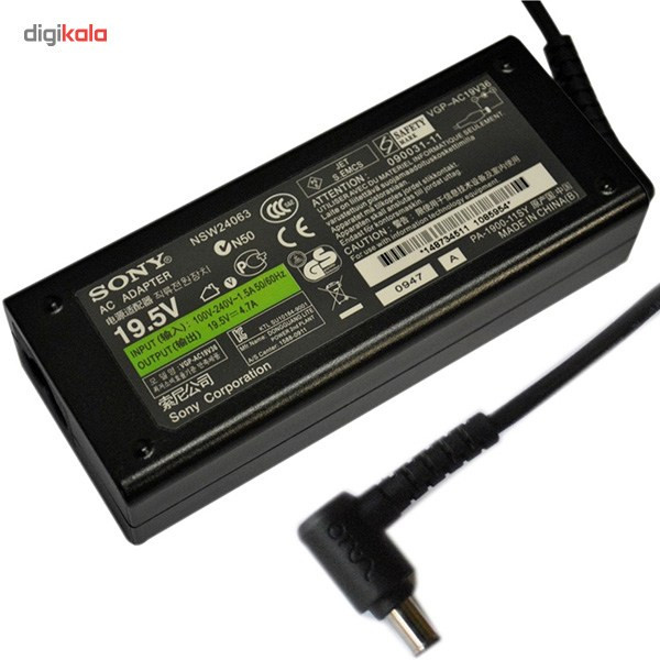شارژر لپ تاپ 19.5 ولت 4.7 آمپر مدل VGP-AC19V36