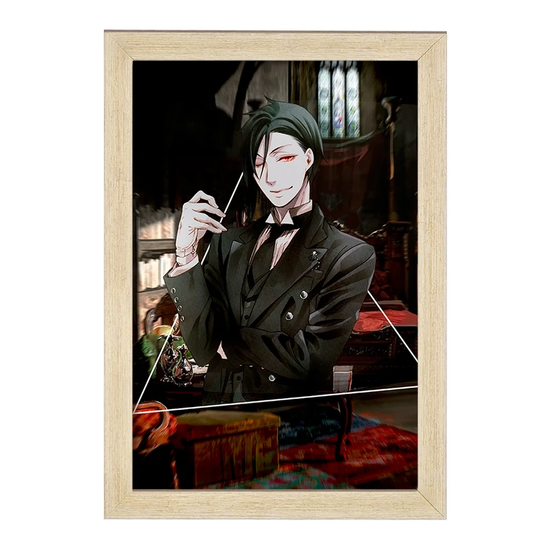 تابلو خندالو مدل سباستین انیمه خادم سیاه Black Butler  کد 16334