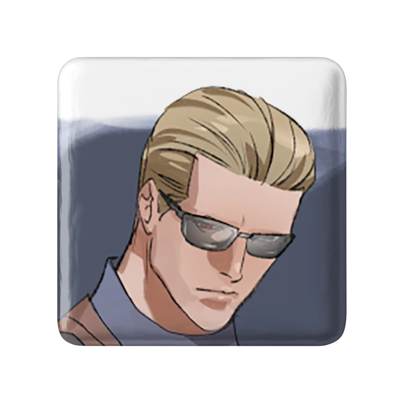 مگنت خندالو طرح بازی رزیدنت اویل (Resident Evil) مدل مربعی کد 31694