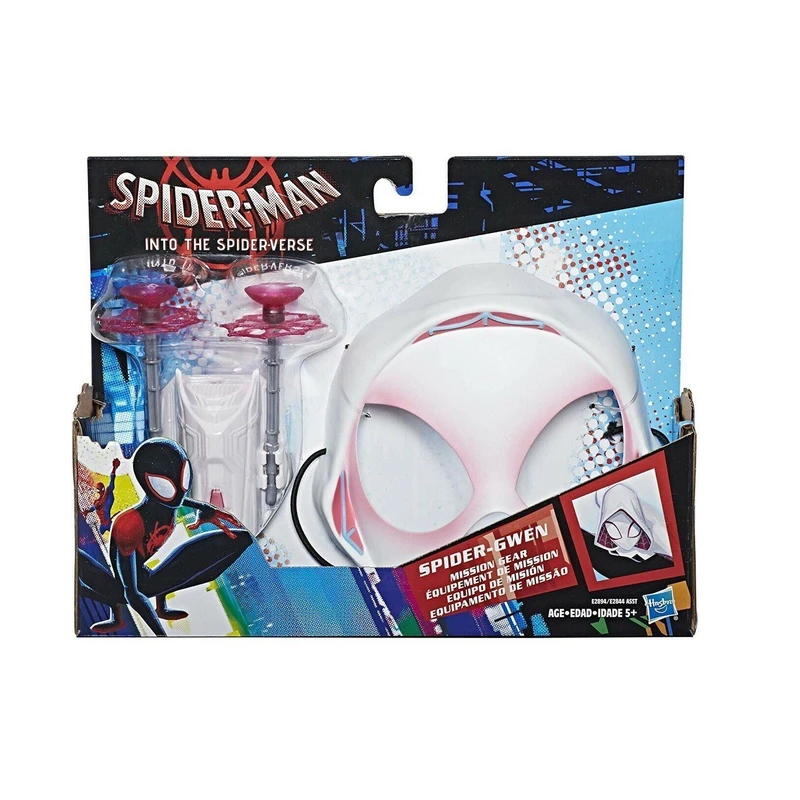 ماسک ایفای نقش هاسبرو مدل دختر عنکبوتی طرح Spider Gwen مجموعه چهار عددی