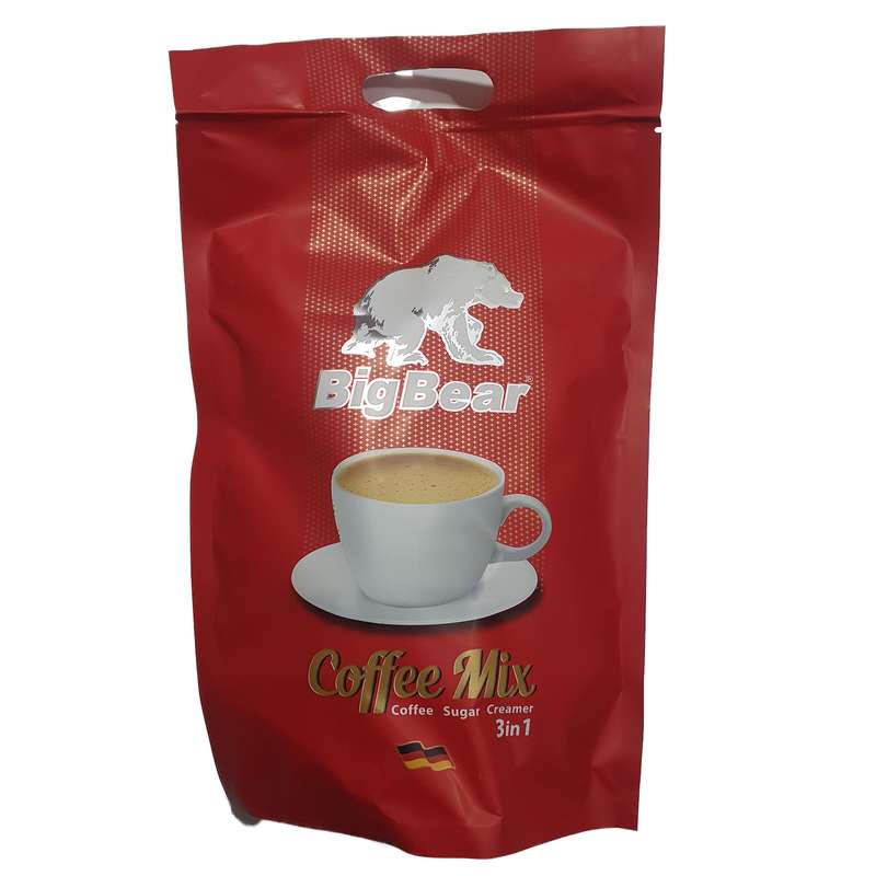 پودر مخلوط قهوه فوری 3 در 1 بیگ بیر - 380 گرم بسته 20 عددی