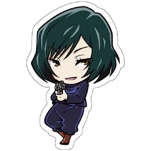استیکر لپ تاپ مدل Chibi Mai Jujutsu Kaisen