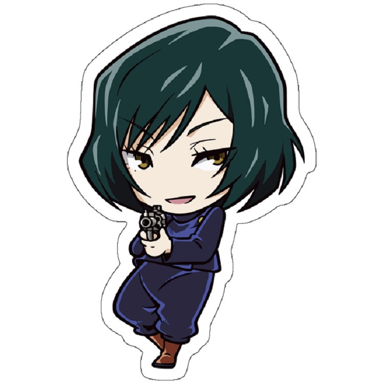 استیکر لپ تاپ مدل Chibi Mai Jujutsu Kaisen
