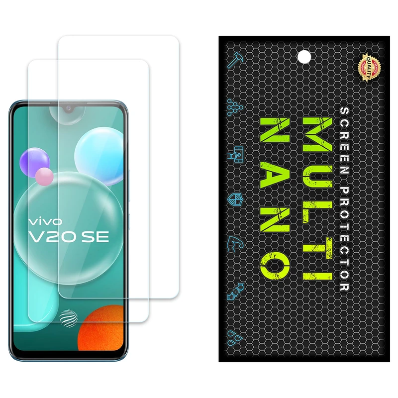 محافظ صفحه نمایش مولتی نانو مدل X-S2N مناسب برای گوشی موبایل ویوو V20 SE بسته دو عددی