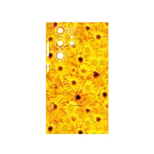 MAHOOT Yellow_Flower Cover Sticker for Samsung Galaxy S23 Ultra