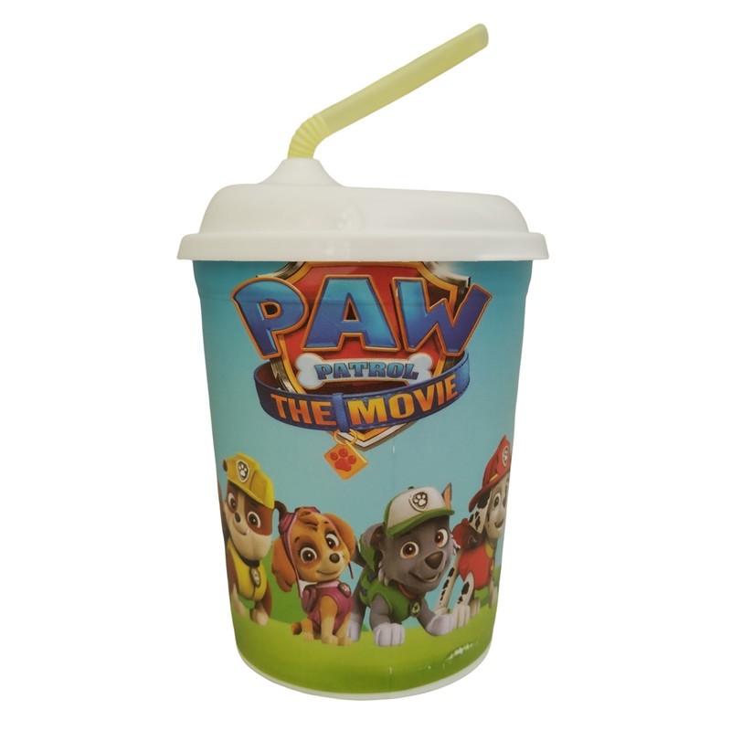 لیوان کودک مدل نی دار طرح سگ های نگهبان کد 144