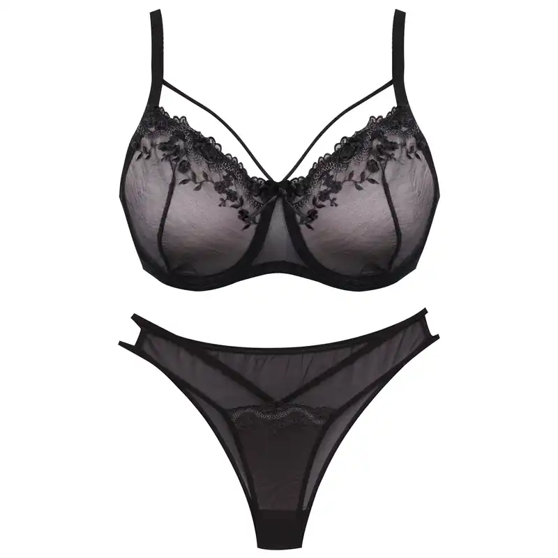 ست شورت و سوتین زنانه کارنا رز مدل 3341 رنگ مشکی