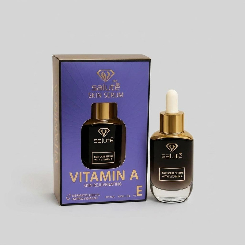 سرم جوانساز پوست سالوته پرو مدل VITAMIN A مناسب برای انوع پوست حجم  30 میلی لیتر