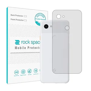  Rockspace HyGEL model Transparent phone back protector suitable for Google Pixel 3a mobile phone