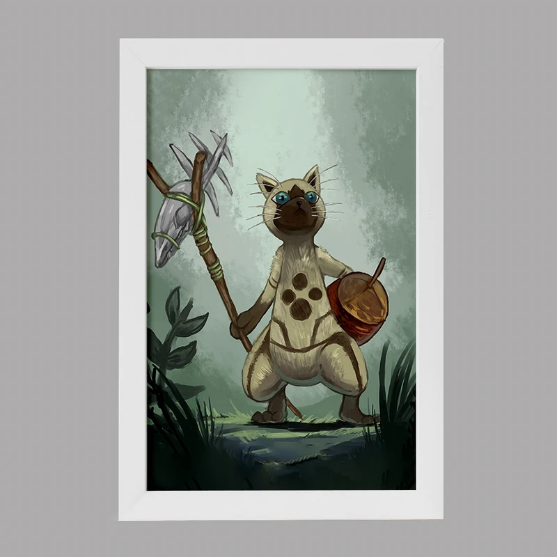 تابلو خندالو مدل بازی شکارچی هیولا (Monster Hunter) کد 33259