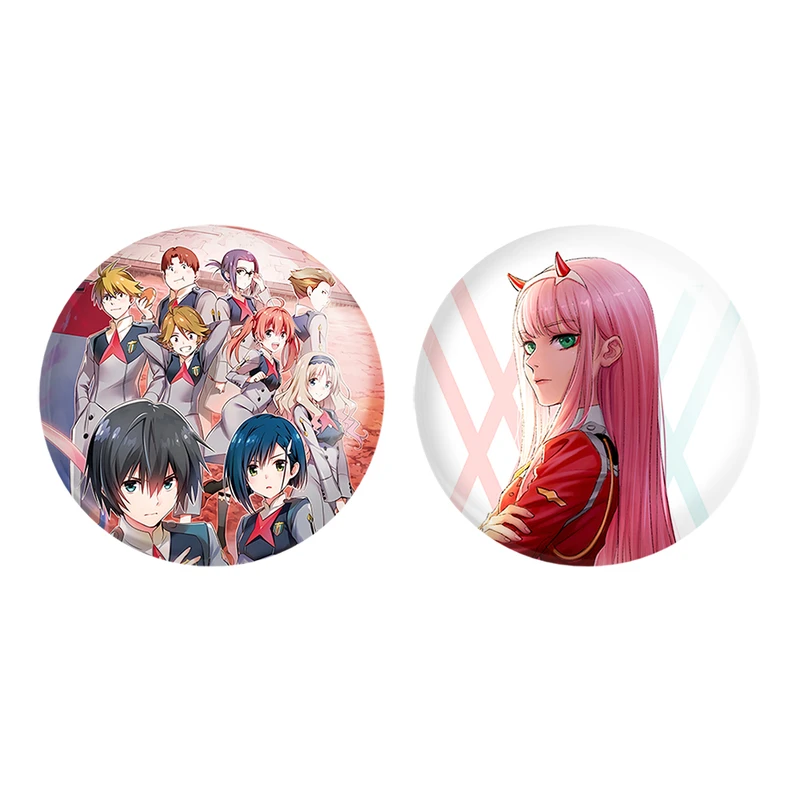 مگنت خندالو طرح زیروتو انیمه دارلینگ کد 1050710513 مجموعه 2 عددی