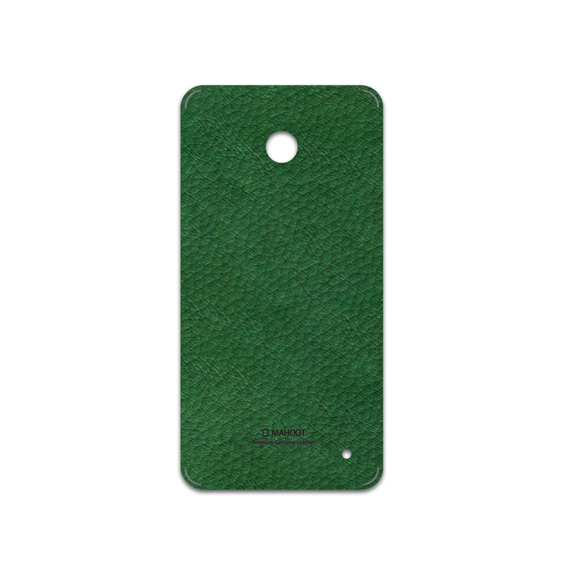 برچسب پوششی ماهوت مدل Green-Leather مناسب برای گوشی موبایل نوکیا Lumia 630