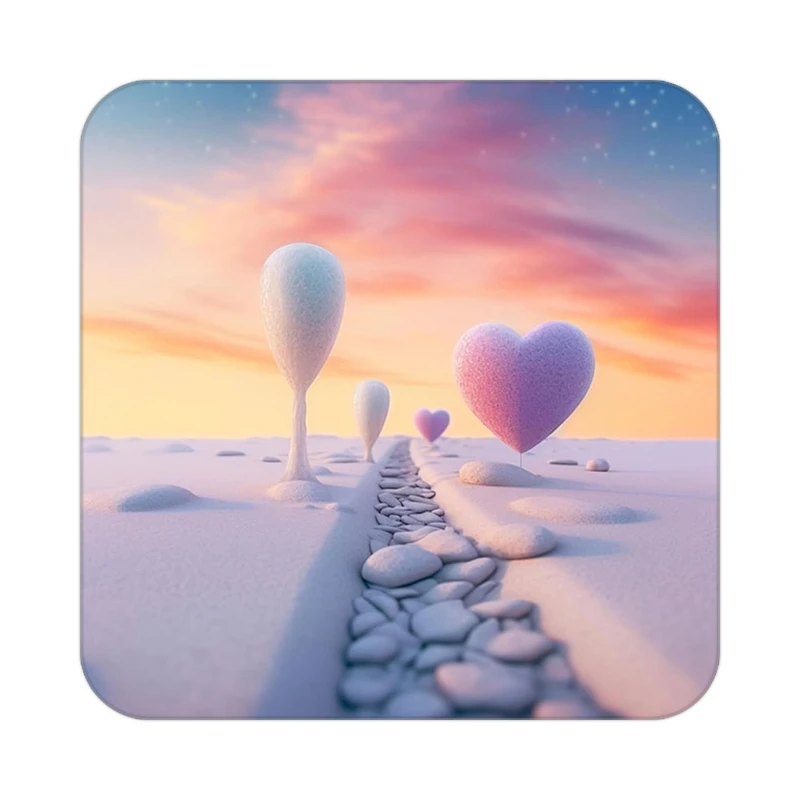 زیر لیوانی کاکتی مدل عاشقانه کد mp12035