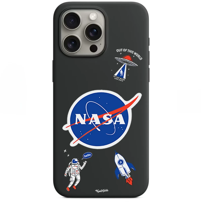 کاور طرح Nasa مناسب برای گوشی موبایل اپل iPhone 15 Promax
