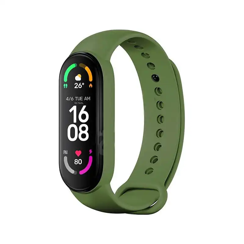 بند مدل silic مناسب برای ساعت هوشمند شیائومی Mi-band 5