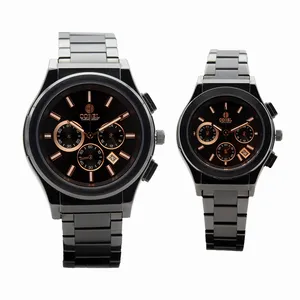 ست ساعت مچی عقربه‌ای کوارتز زنانه و مردانه کوبل مدل 6225GL