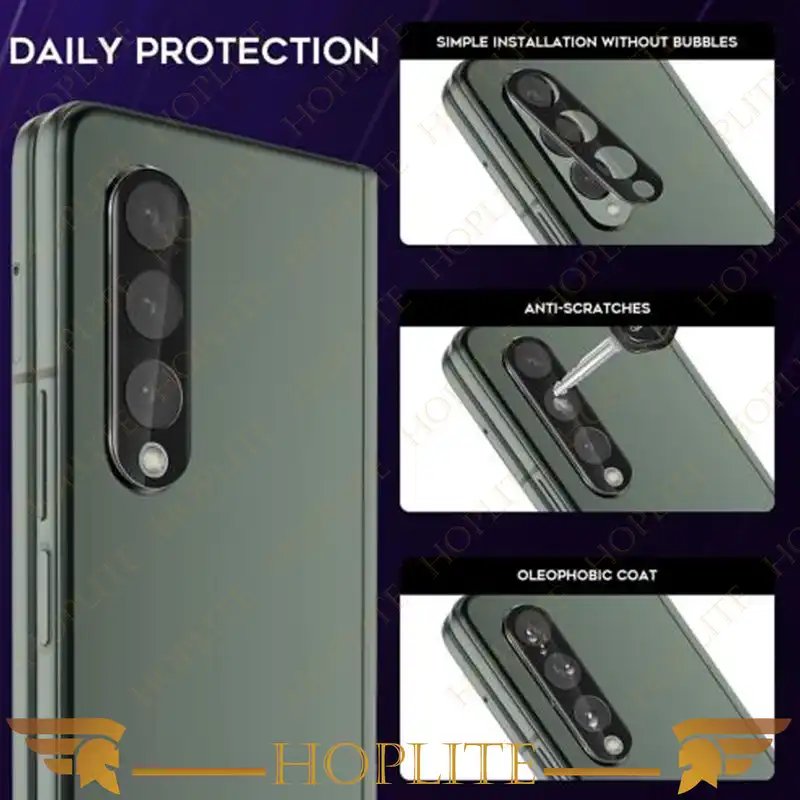 محافظ لنز دوربین هاپلایت مدل 3D-HL مناسب برای گوشی موبایل سامسونگ Galaxy Z Fold 4