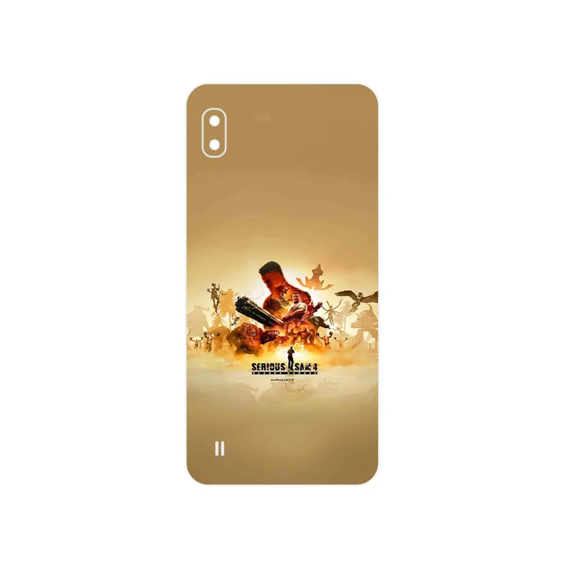 برچسب پوششی ماهوت مدل Serious Sam Game Series مناسب برای گوشی موبایل سامسونگ Galaxy A10
