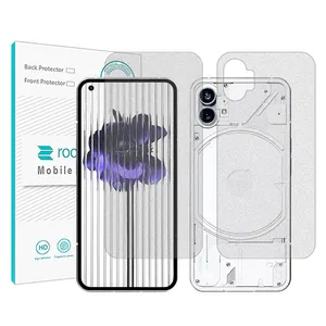 Rock space Resistant model Matte screen protector suitable for Nothing Phone 1 along with the back of the phone