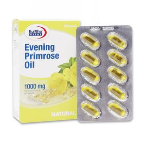 کپسول روغن گل مغربی یوروویتال بسته 30 عددی