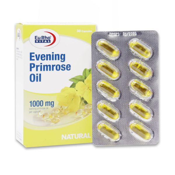 کپسول روغن گل مغربی یوروویتال بسته 30 عددی