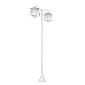چراغ حیاطی مدل دو شعله ایستاده کد SH_4522