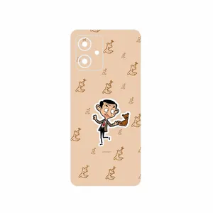 MAHOOT Mr.Bean Cover Sticker for Motorola Moto G54