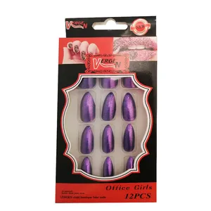 ناخن مصنوعی ورژن مدل H619 بسته 12 عددی