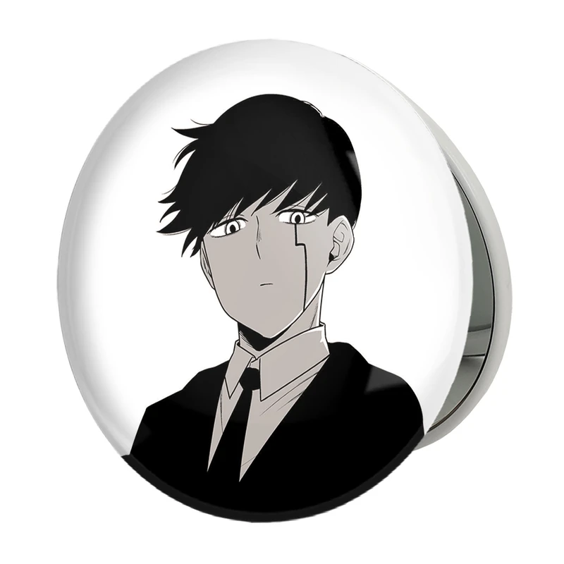 آینه جیبی خندالو طرح انیمه ماشیل جادو و ماهیچه مدل تاشو کد 27565 