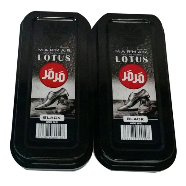تجریه خرید واکس کفش مرمر مدل 04 رنگ مشکی بسته 2 عددی