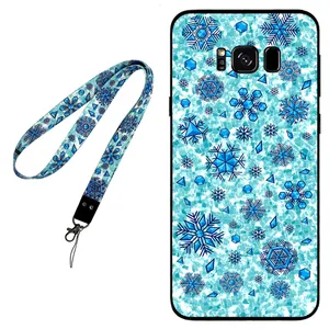 Megafone Snow Flake 0014 Cover For Samsung Galaxy S8 Mobile Neckband