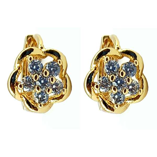 گوشواره دخترانه ژوپینگ مدل نگین کد 3605